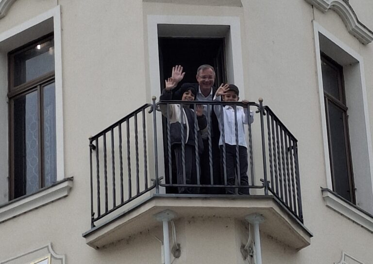 Besuch beim Bürgermeister